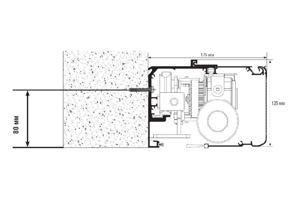 Avtomatik eshik qutisini o'chishga montaj qilish